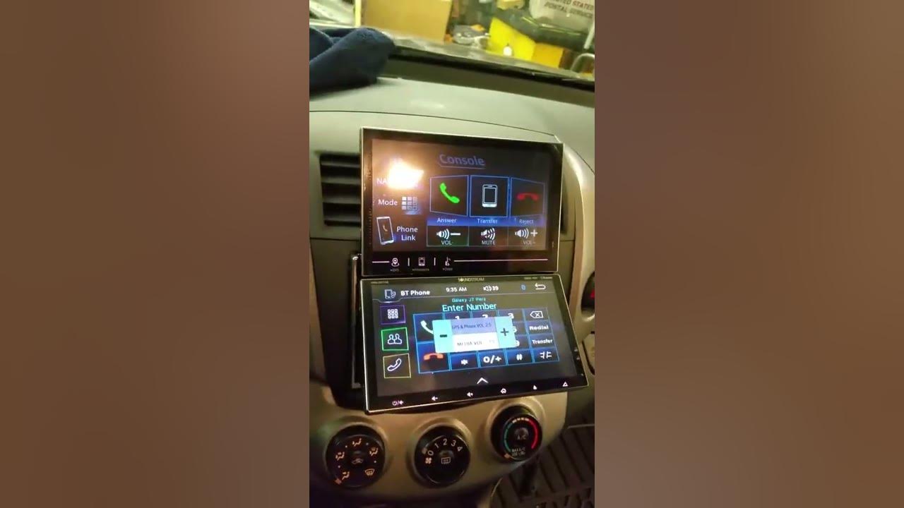 Soundstream dual screen navigation dvd,reverse camera installed
