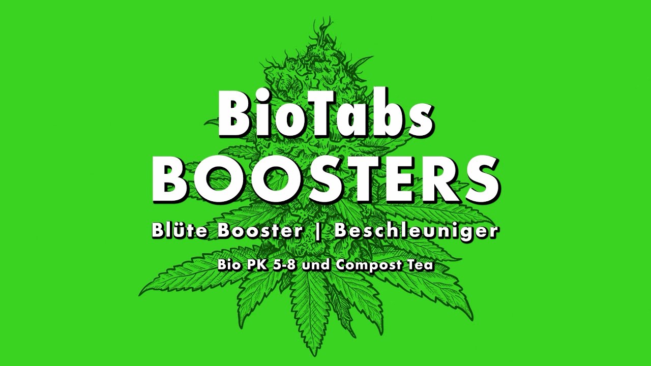 BioTabs Blüte Booster/Beschleuniger – Bio PK 5-8 und Compost Tea