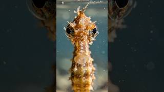 The Only Dad That Gets Pregnant! 😱 #Shorts #documentary #seahorse #facts #sea #kingdomofwater