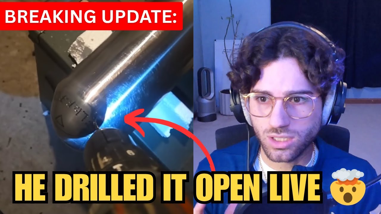 Мужчина сверлит UAP, и всё идёт СТРАШНО не так (прямая трансляция)