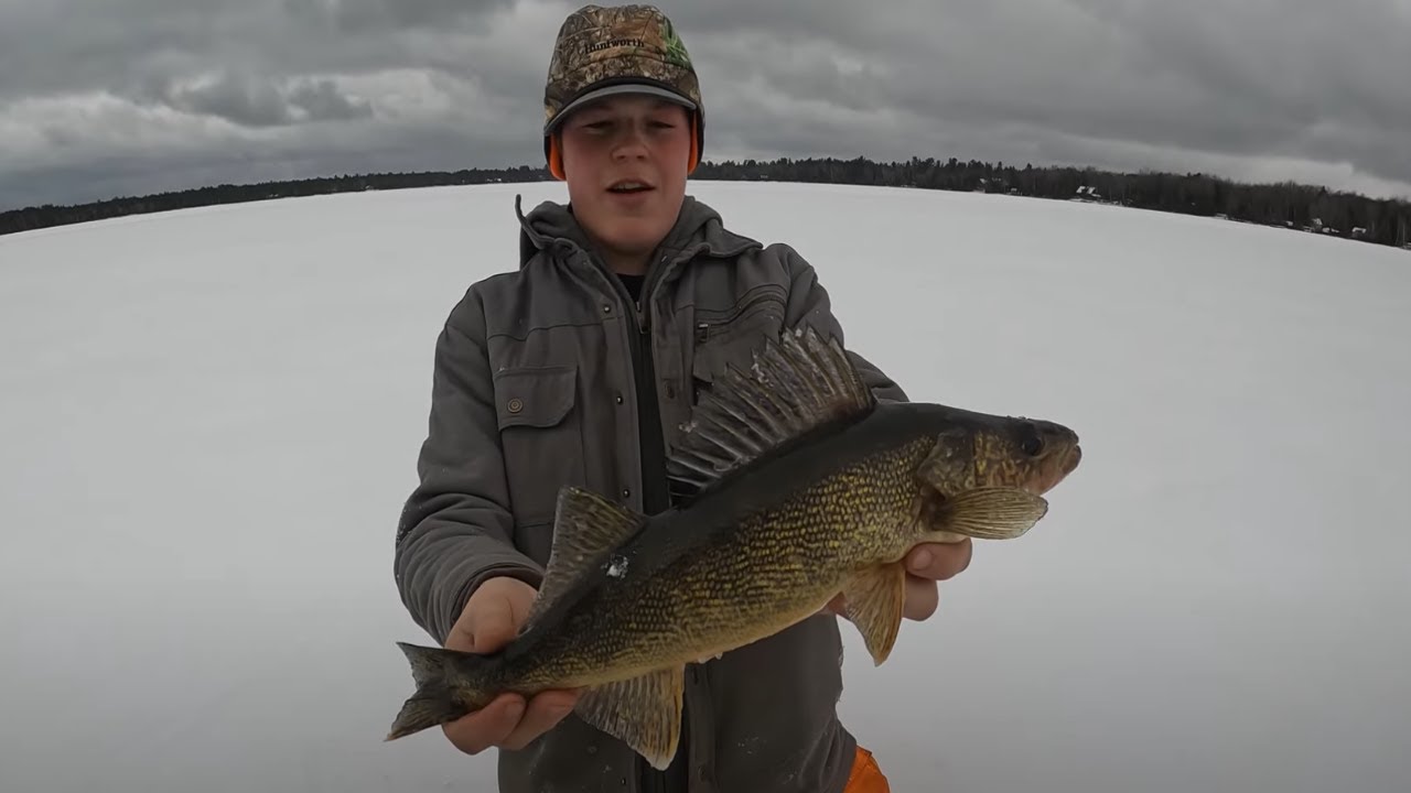 Early Ice Tipups (Ice Fishing) 