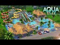 AQUA WORLD WATER PARK NO CC The Sims 4 Speed Build