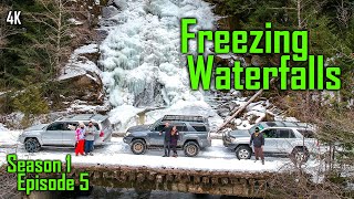 Freezing Waterfalls | offroad adventures near Vancouver (Squamish River) | 4th gen 4runners  S1/E5