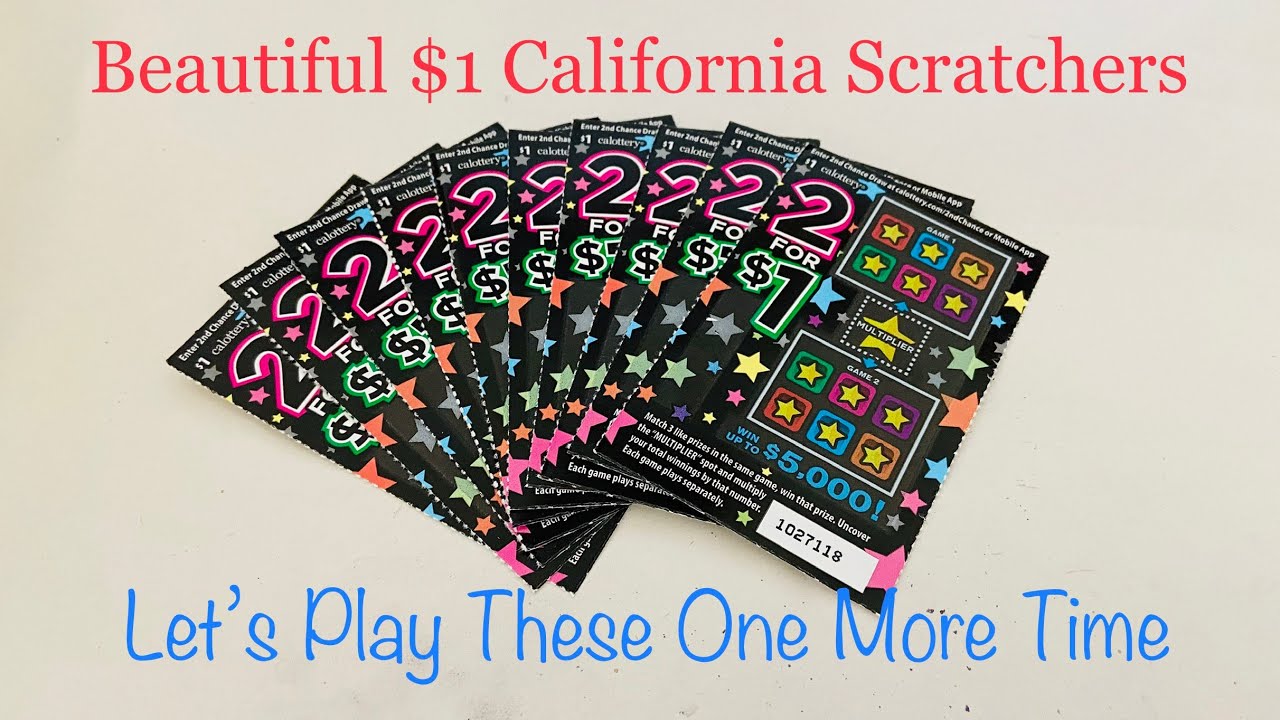 PLAYING ANOTHER ROUND OF THE 1 (2 FOR 1) CALIFORNIA LOTTERY