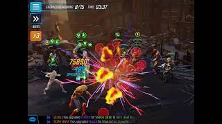 Gamma Raid IV Difficulty 3 Mini Boss Node - One Shot Node C9 K9 - Marvel Strike Force MSF