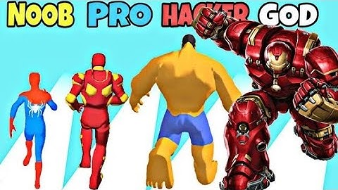 NOOB vs PRO vs HACKER vs GOD In Upgrade Run 3D (TikTok 999 Gameplay)