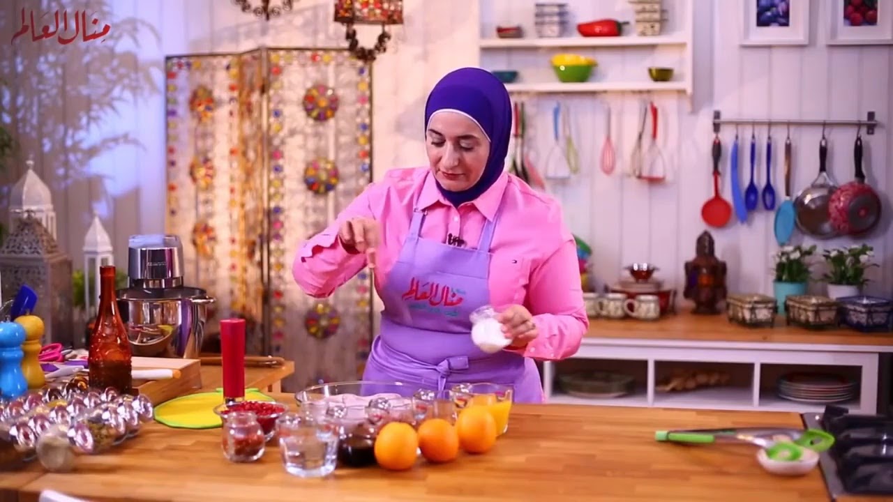 دجاج مع صلصة البرتقال