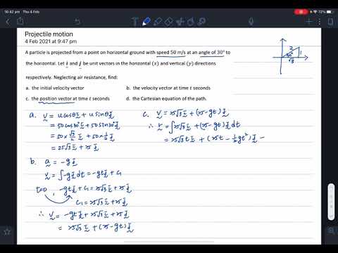 Projectile motion Q1