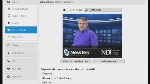 NewTek NDI Transmit First Look with Skype from Streaming Idiots