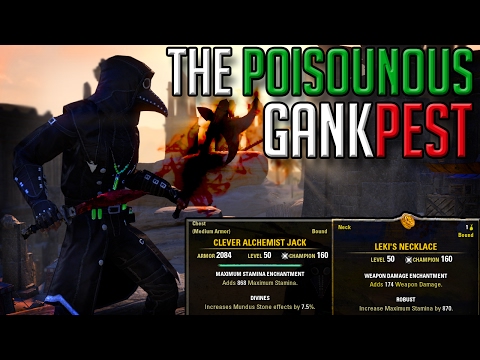 THE POISONOUS GANKPEST - StamBlade PvP Build in ESO (Elder Scrolls Online Stamina Nightblade)