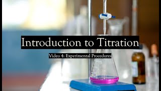Titration procedure (Step by step)