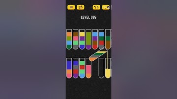 Water Sort Puzzle Level 685 Walkthrough Solution Android/iOS 💦