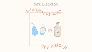 Detergent vs soap