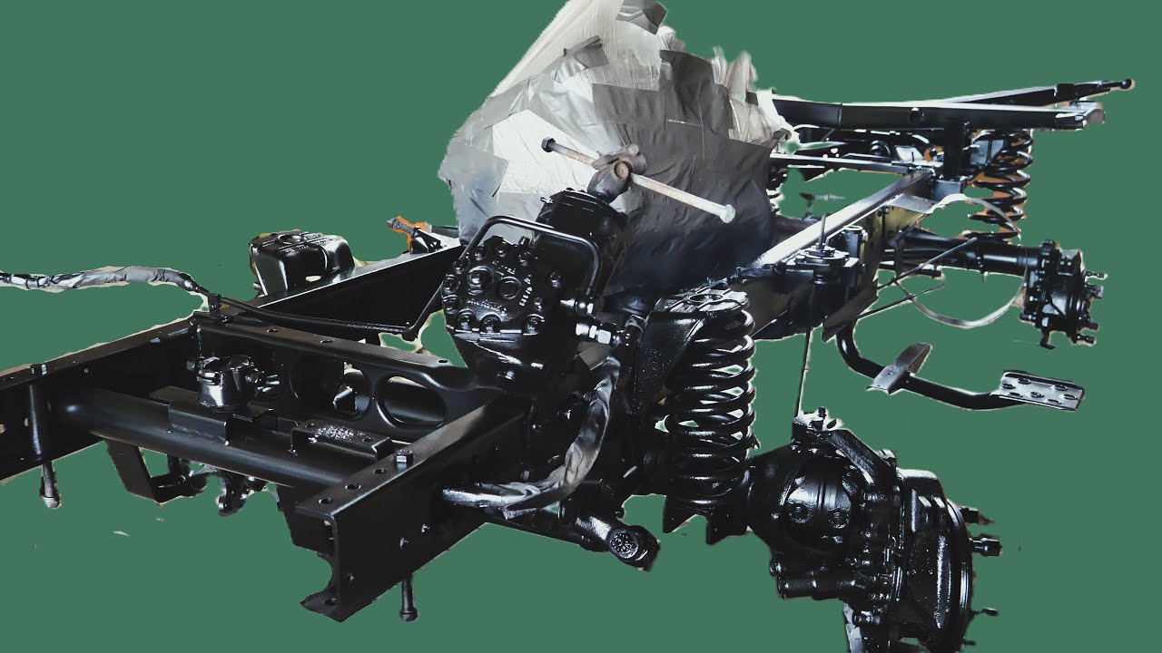 Unimog 421 Restauration #4 | Fahrgestell strahlen + lackieren, Tank schweißen