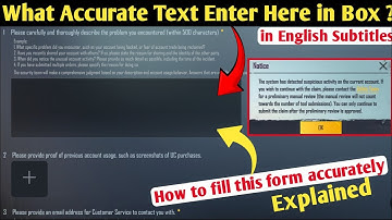 How to fill this form safety team accurately | System detected suspicious activity on current accoun