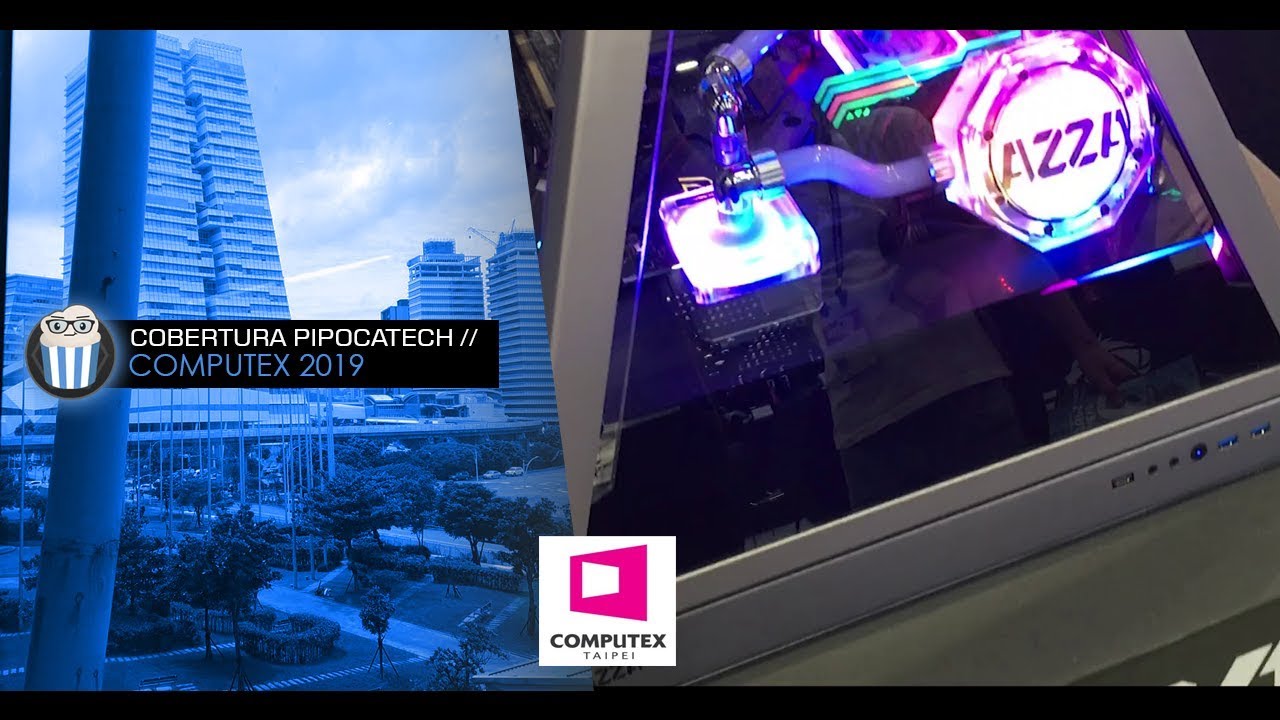 Saca só esses Cases LOUCOS da Azza! - Cobertura Computex 2019