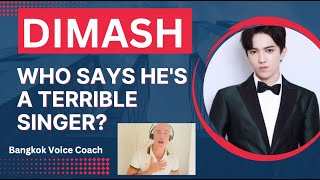 Who are the DIMASH critics?  Voice Coach Analysis