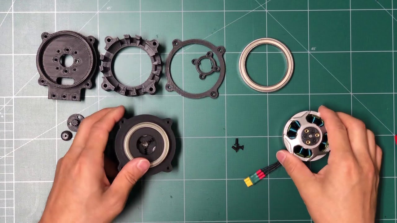 [Tutorial 4] 36:1 Epicycle Train Planetary Gear Actuator Assemble Process