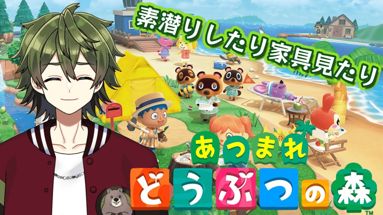 【あつまれどうぶつの森】寒中水泳参ります【