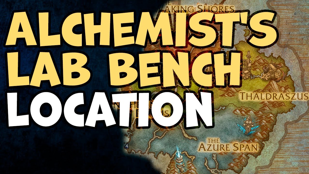 Schematic Portable Alchemist's Lab Bench From where to get, WoW