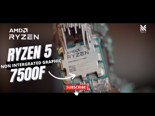 AMD Ryzen 7000 without integrated graphics!? - AMD Ryzen 5 7500F Review 