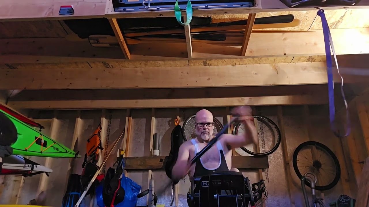 Speedstroke  kayak trainer 10,000 meters.