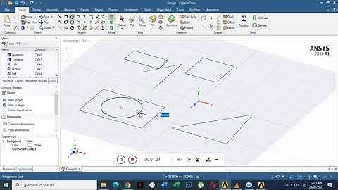 Basic Drawing tool In Space Claim