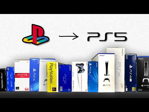 Unboxing EVERY PlayStation ever (PS1, PS2, PS3, PS4, PS5) + Gameplay