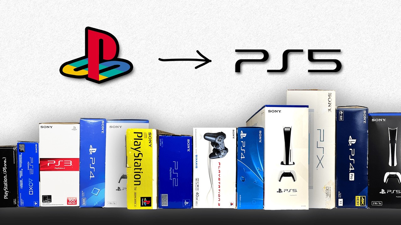 【名作多数】PS1/PS2/PS3/PS4/PS5/PSP ソフト セット Unboxing EVERY PlayStation ever (PS1, PS2, PS3, PS4, PS5) +