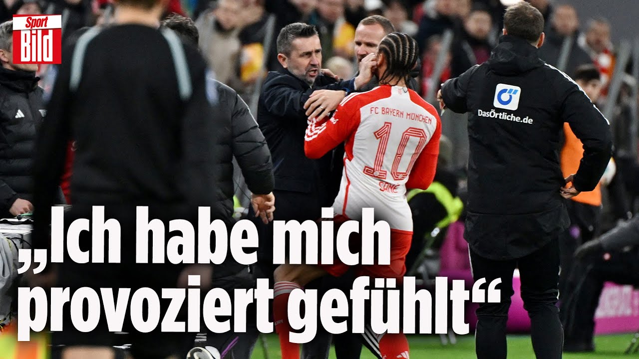 Bayern München vs Union Berlin - Interview Nenad Bjelica nach Klatsche gegen Sané, inkl. der Szene