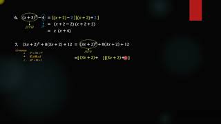 FACTORIZACION 17 problemas resueltos