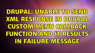 Unable to send xml response in drupal custom menu callback function and it results in failure...