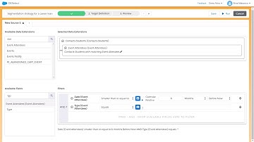 Segmentation strategy for higher education using Salesforce Marketing Cloud: Career learner