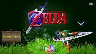 The Legend Of Zelda: Ocarina Of Time - Kakariko Village [Piano Tutorial] (Synthesia)
