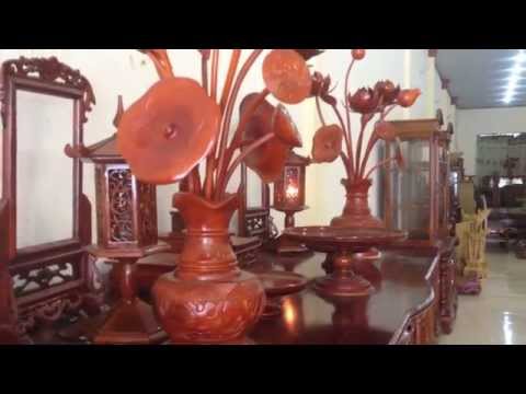 Video Tủ thờ khảm xà cừ - youtube
