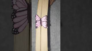 DIY BUTTERFLY BOOKMARK 💗🌸🧸#easy #diy #aestheic #art #drawingtutorial #love #shorts