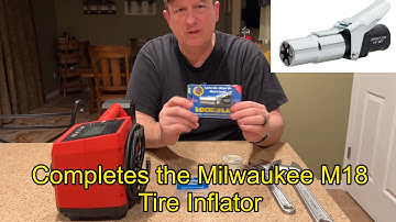 LockNFlate Tire Inflator Adapter (Milwaukee M18 and others)