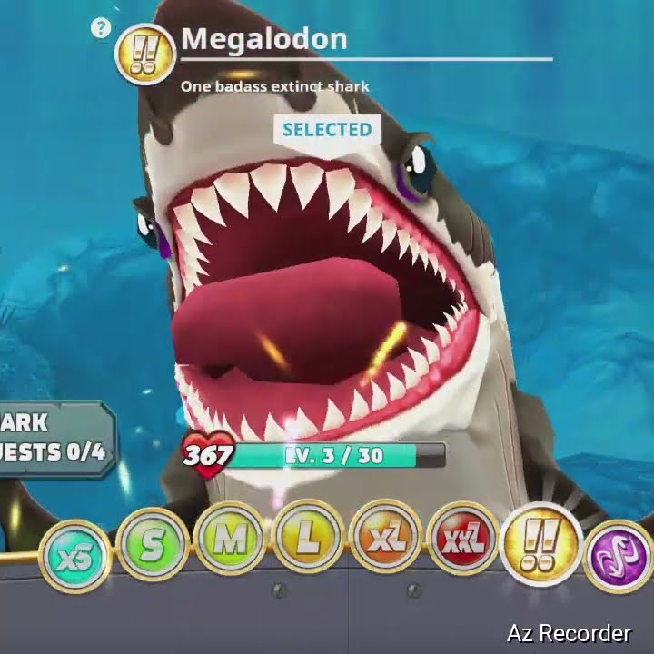 hungry shark world megalodon unlocked YouTube