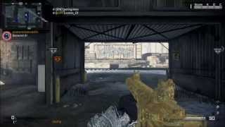 CoD Ghosts K.E.M. Domination on Freight using Honey Badger w/specialist (PS4 gameplay)