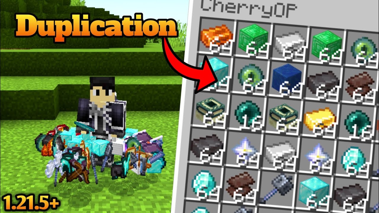 How to Duplicate ITEMS in Minecraft 1.21.5+ [MCPE] - YouTube
