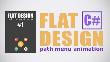 MODERN DESIGN | Path Menu Animation | VISUAL STUDIO 2017 C#