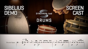 NEW: **Studio Series** SYNCHRON-ized Drums: Fugue in R / Sibelius - by Andreas Olszewski