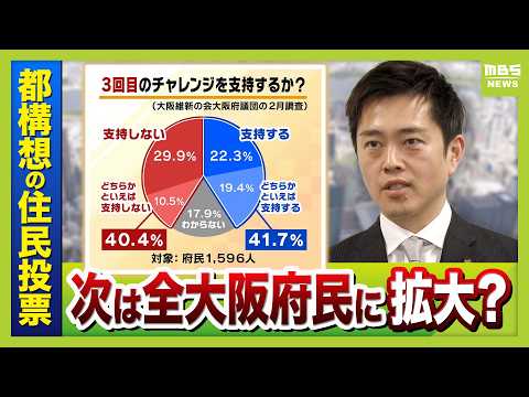 【大阪都構想】3回目の住民投票は”全府民”に拡大か…2月調査では『支持＞不支持』　吉村氏の突然の“示唆”に維新内部から苦言も「大阪市のことを府民に決めていただくのも違うのかなと」（2026年4月2日）