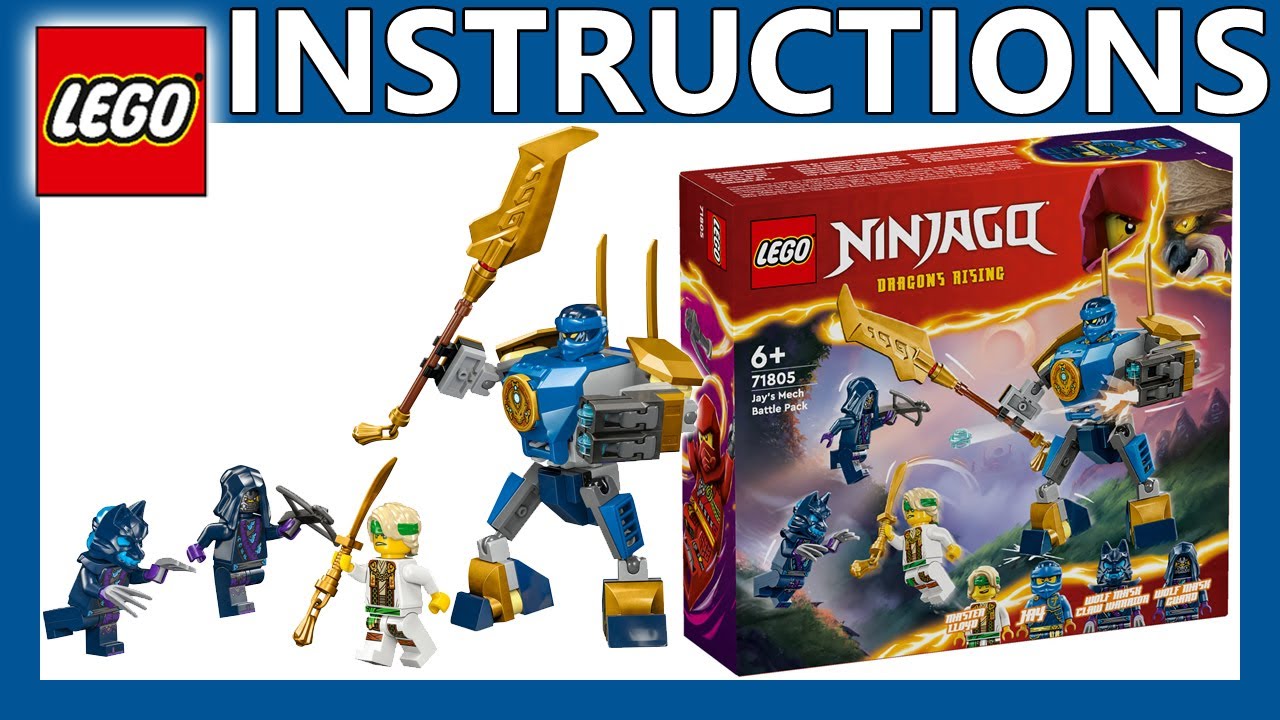 LEGO instructions | Jay's Mech Battle Pack | 71805 | LEGO NINJAGO
