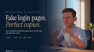 How to Spot a Fake Login Page Before It Steals Your Password | Brivy Security Academy