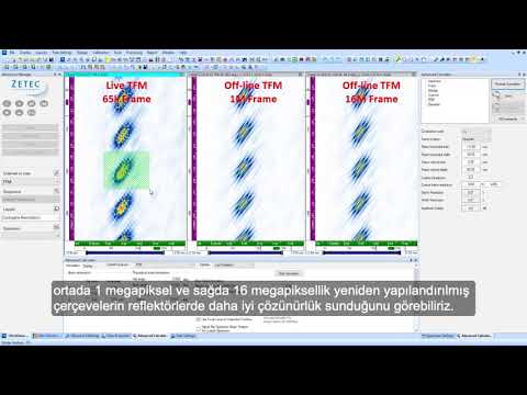 FMC Data Reconstruction on UltraVision Software for TOPAZ64 (türkçe altyazılı)