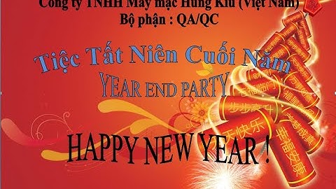 Tiệc tất niên QA/QC - Trò chơi câu đố (Phần 1) - HP79