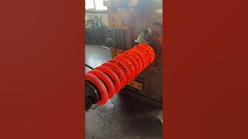 Make in China The production process of springs for high-speed railway train parts #springs