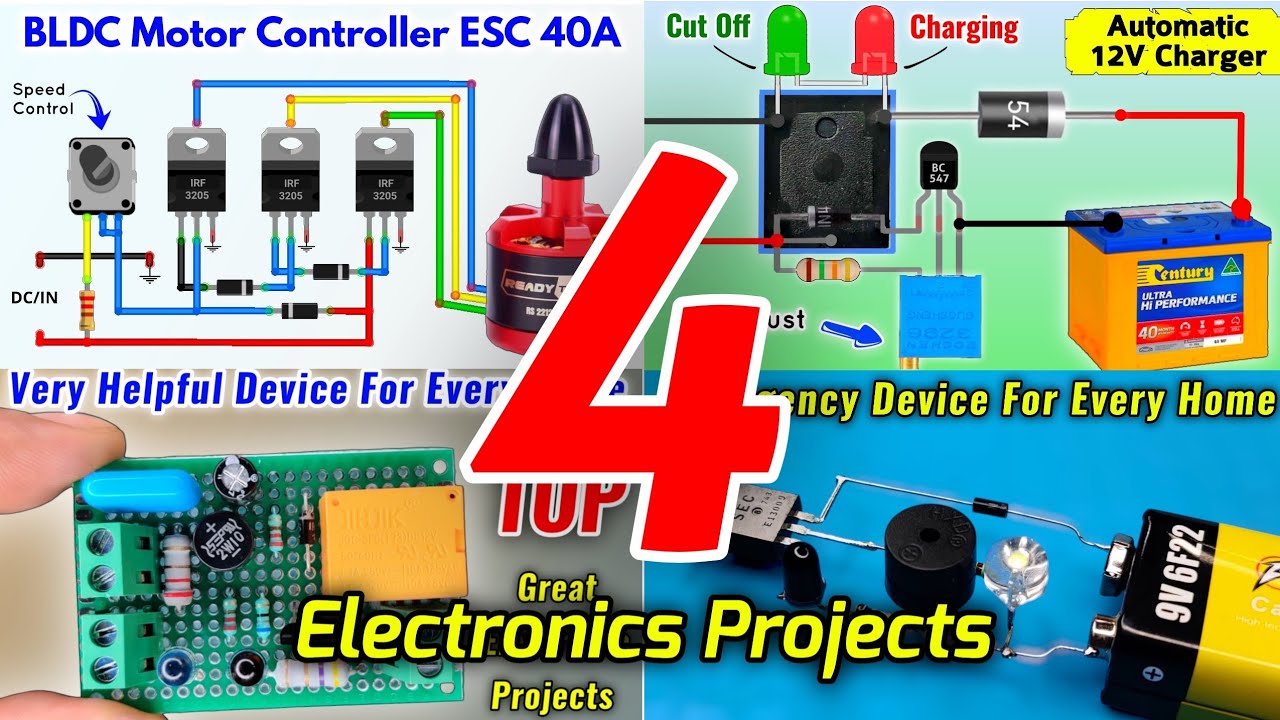 Top 4 helpful Electronics Projects for Beginners