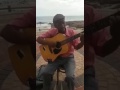 Street guitar and vocal talent  easy like sunday morning by lionel richie